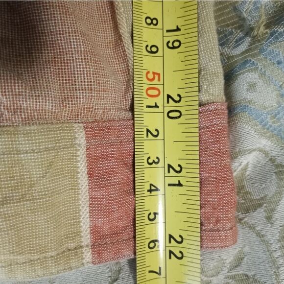 Fashion Bug 14/16 BlendCotton Plaid Longsleeves Button Up Women's Shirt - Picture 5 of 8